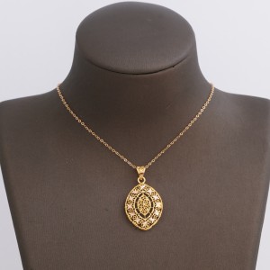 NK2305 عقد لازور (بيضاوي)